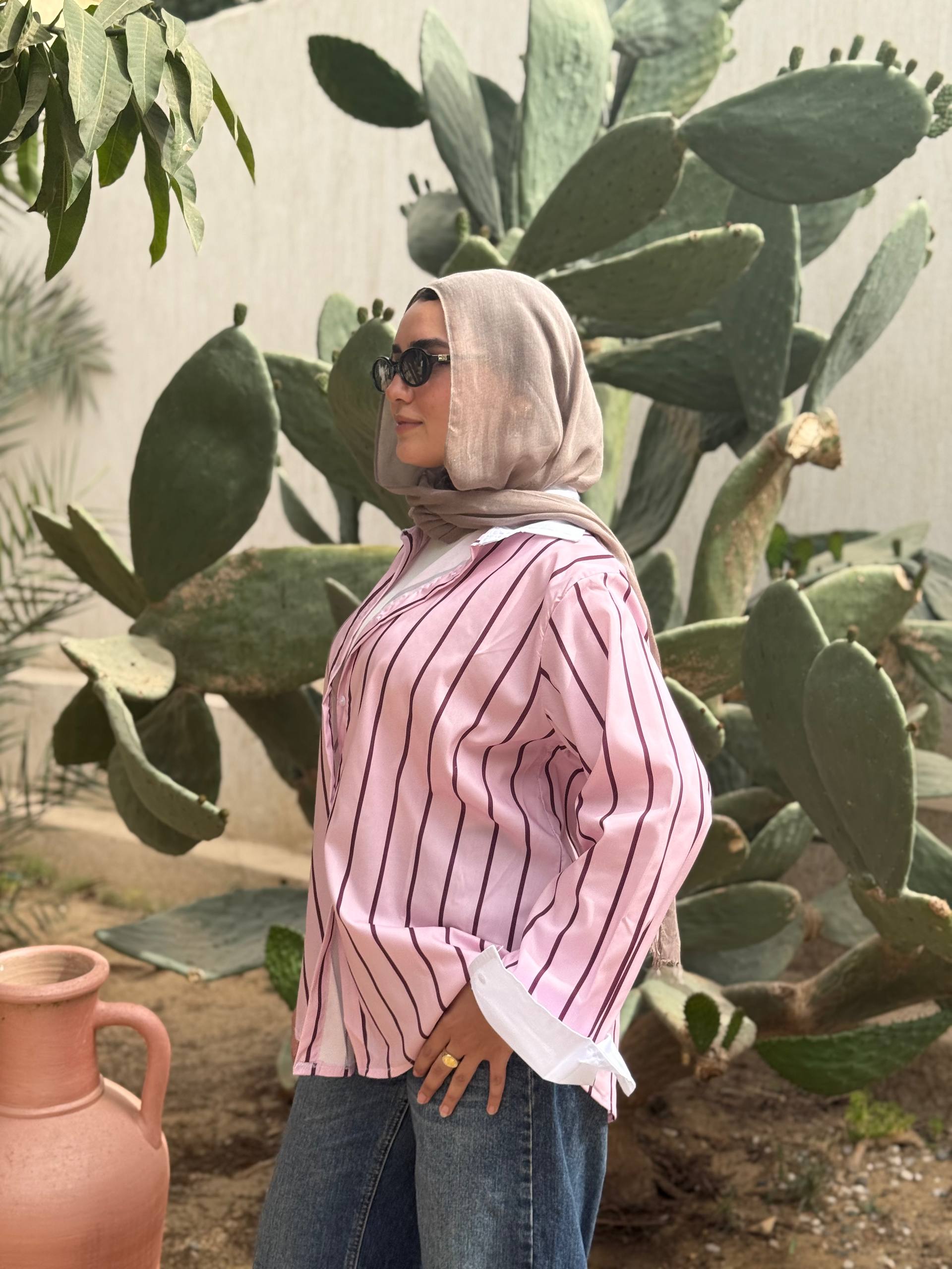 Poplin Striped Shirt
