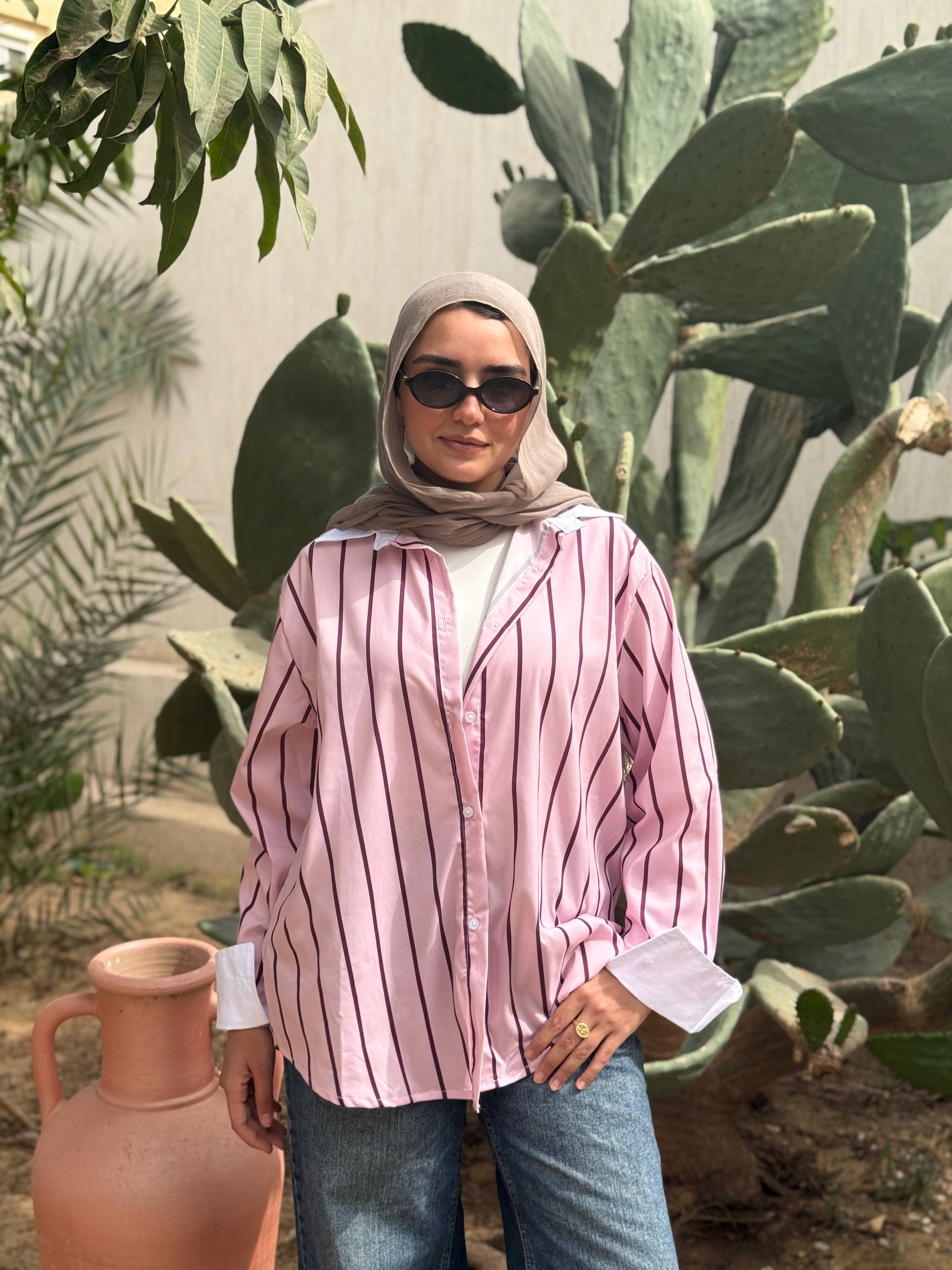 Poplin Striped Shirt