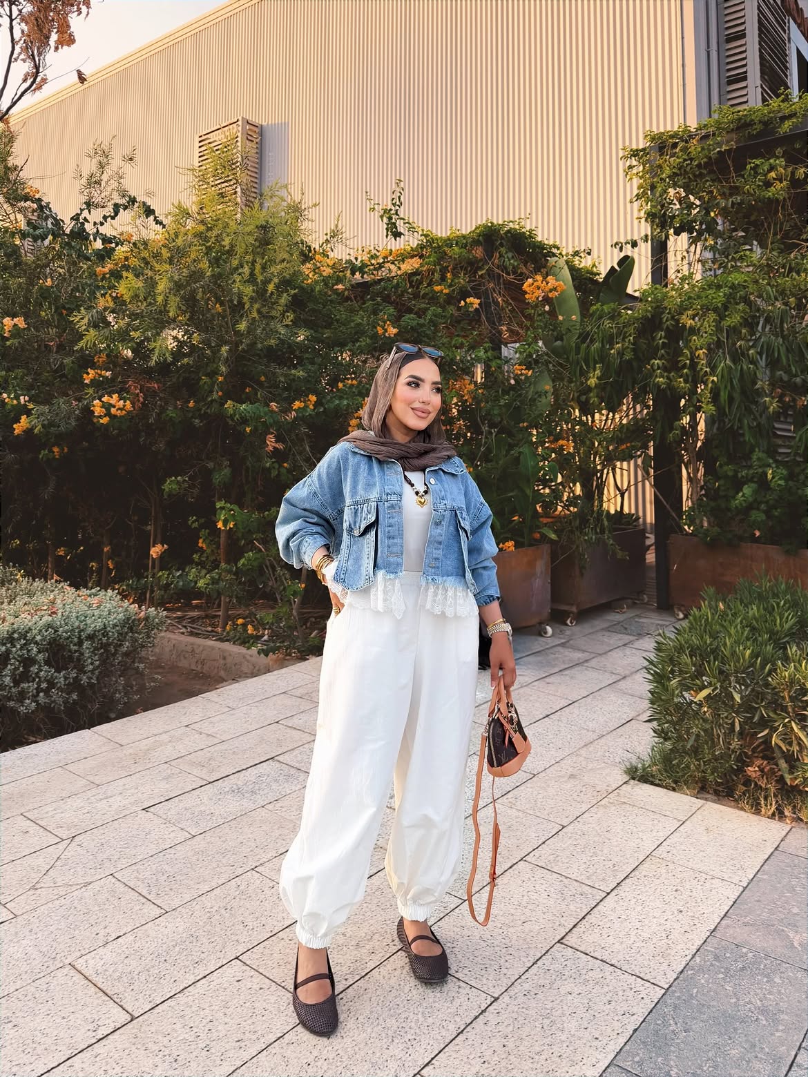 Jeans Group Jacket with Lace