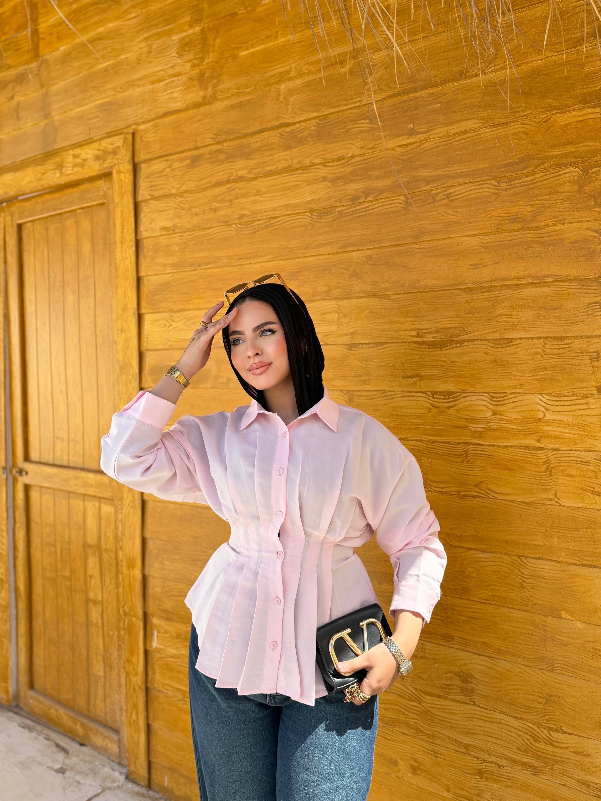 Cobra Pleated Shirt