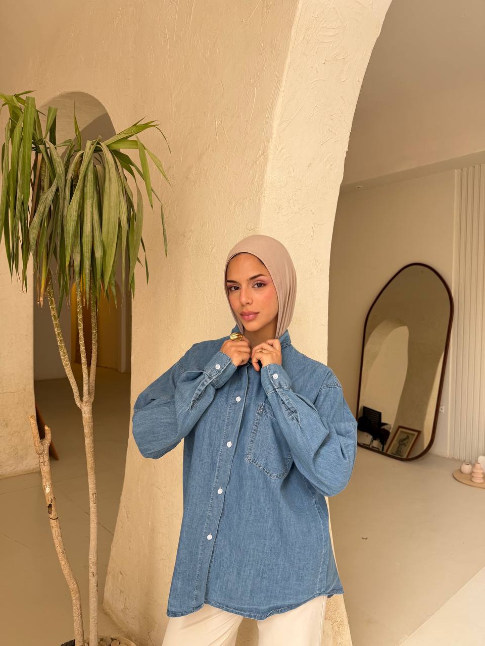 Soft Blue Denim Shirt