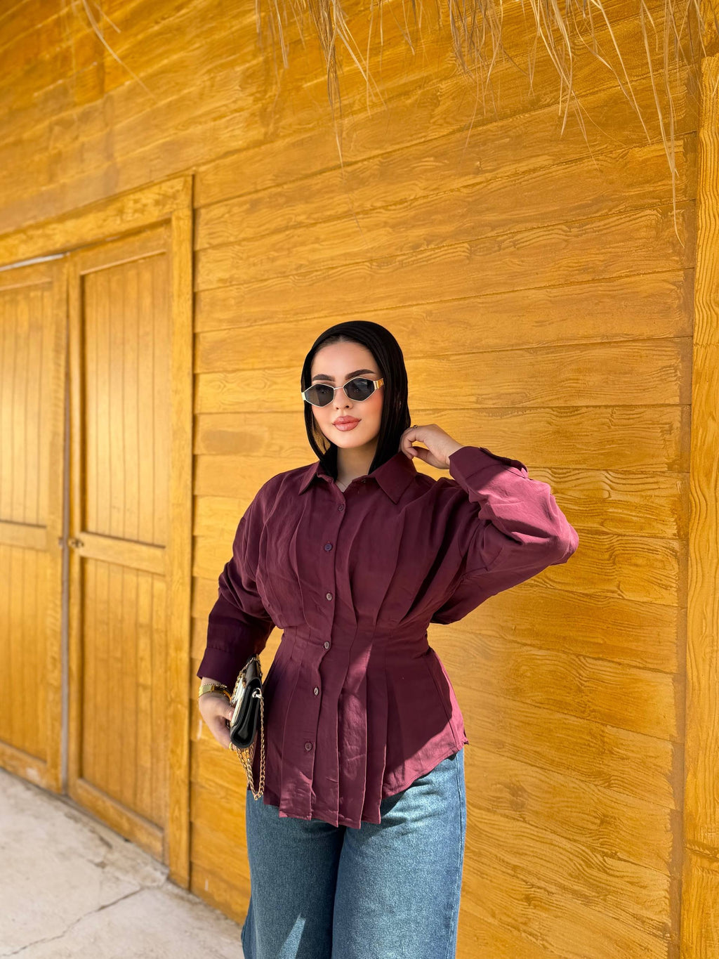 Cobra Pleated Shirt