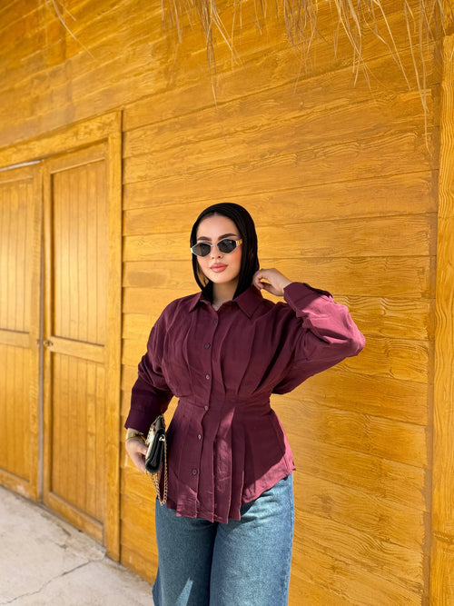 Cobra Pleated Shirt