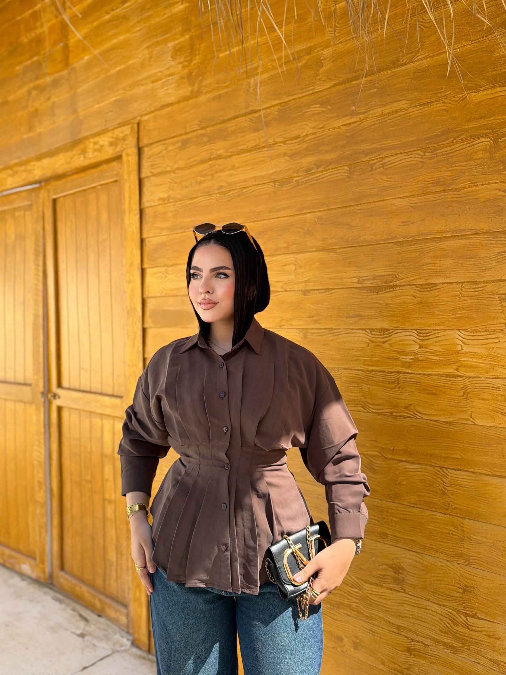 Cobra Pleated Shirt