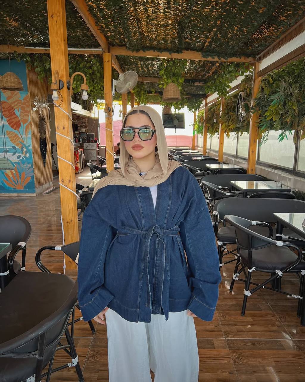 Denim Wrap Jacket