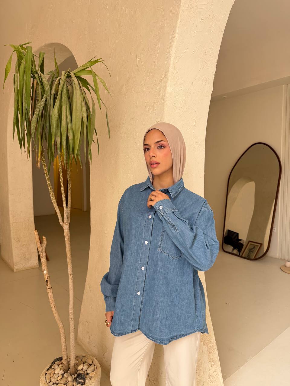 Soft Blue Denim Shirt