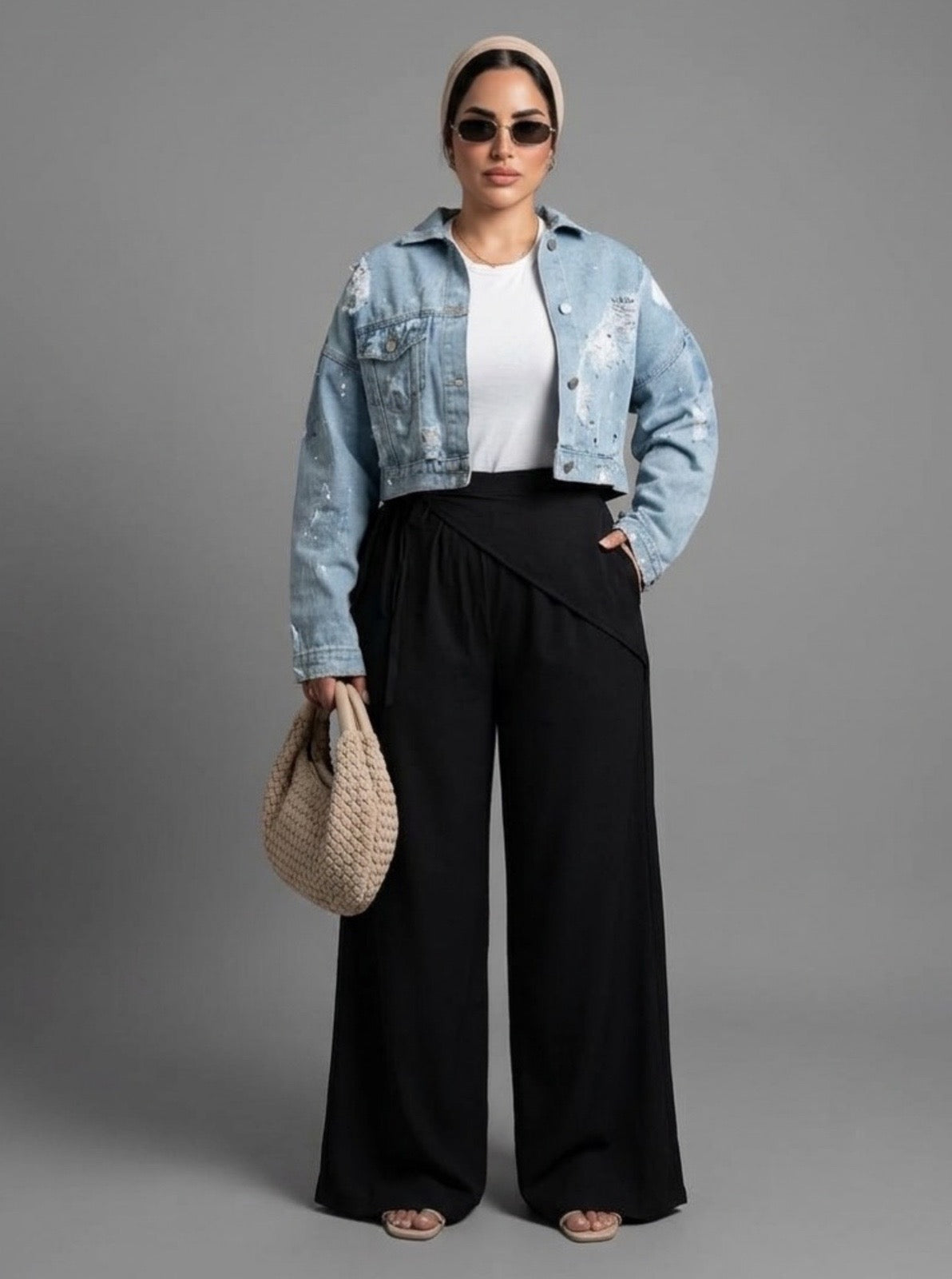 Scarf Linen Pants