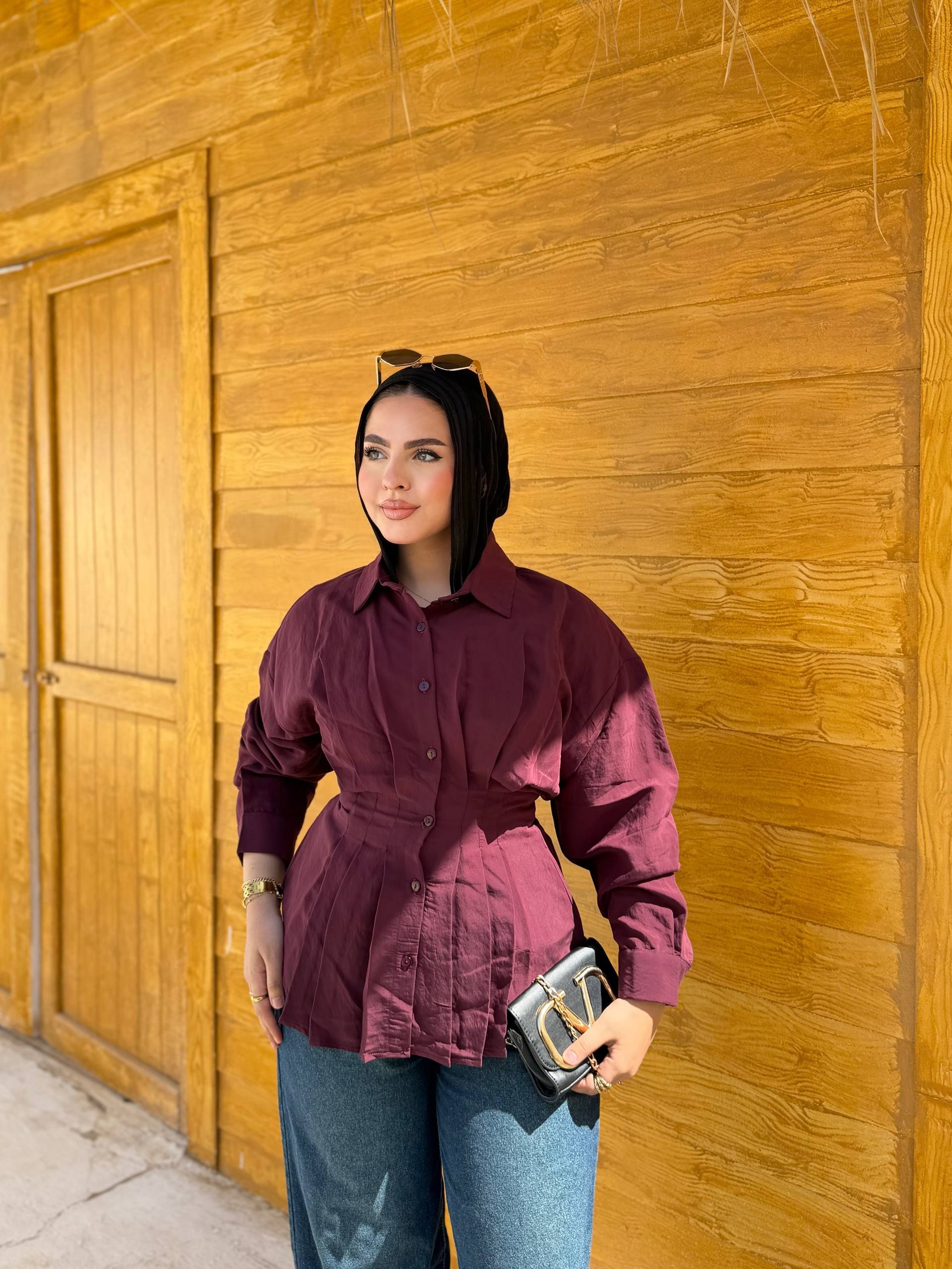 Cobra Pleated Shirt