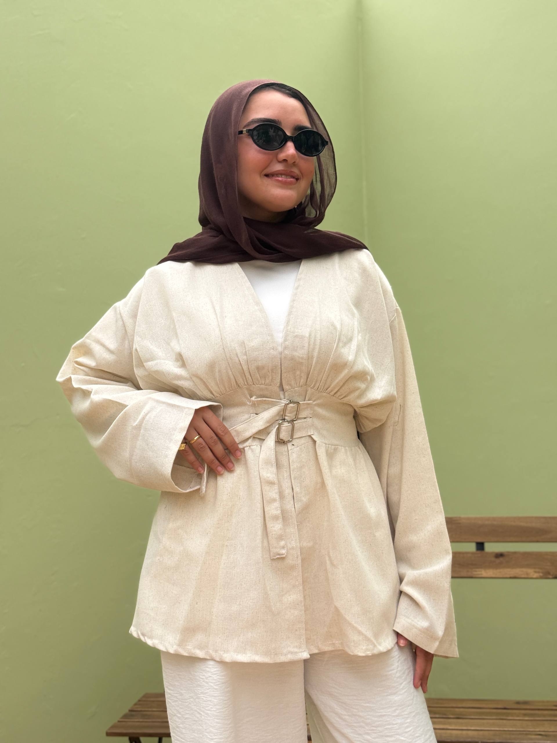 Shein Buckle Blouse