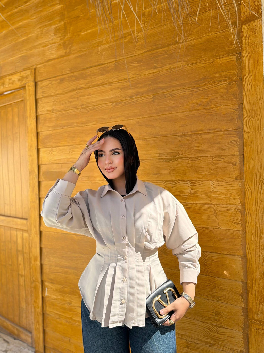 Cobra Pleated Shirt