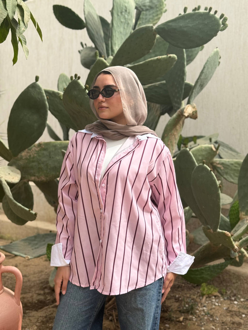 Poplin Striped Shirt