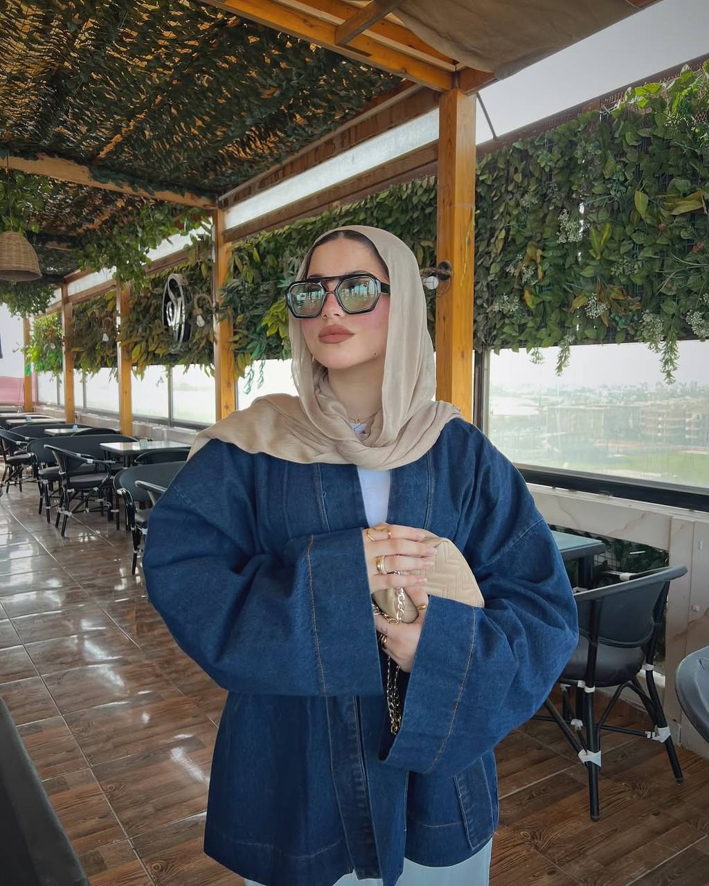 Denim Wrap Jacket